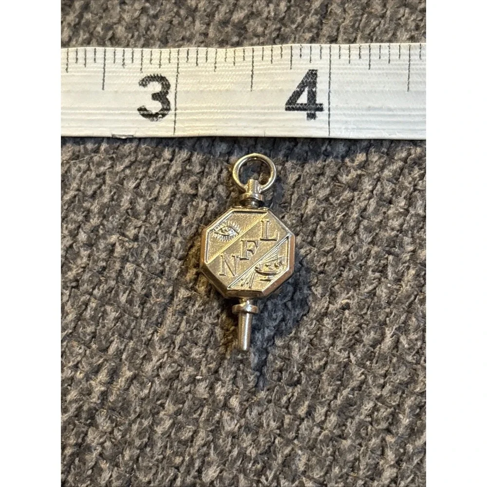 SILVER FRATERNAL Pendant Charm ALL SEEING EYE ALADDIN'S LAMP NFL Glen Hunsberger